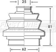 First Line FCB2196 - Manžeta, Pogonska osovina www.molydon.hr