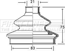 First Line FCB2333 - Manžeta, Pogonska osovina www.molydon.hr