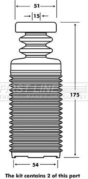 First Line FPK7039 - Komplet za zaštitu od prasine, amortizer www.molydon.hr