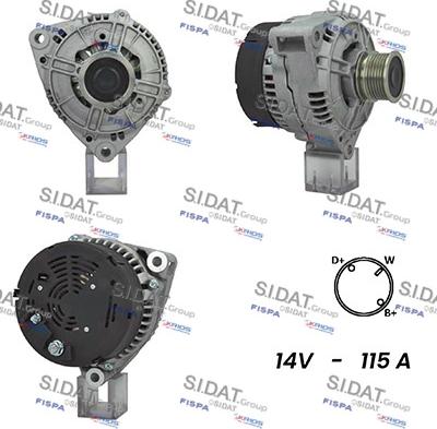 Fispa A12BH0934A2 - Alternator www.molydon.hr