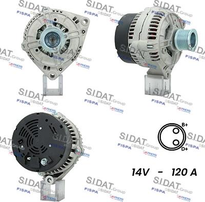 Fispa A12BH0933A2 - Alternator www.molydon.hr