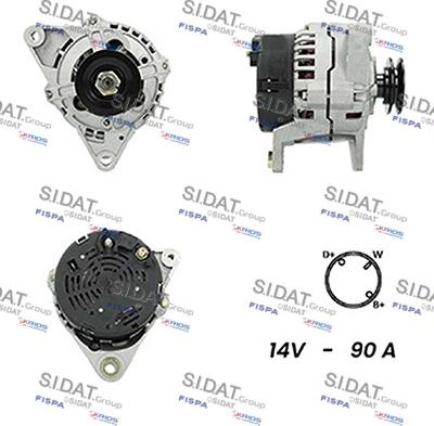 Fispa A12BH0404A2 - Alternator www.molydon.hr