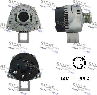 Fispa A12BH0431A2 - Alternator www.molydon.hr