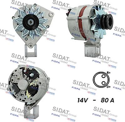 Fispa A12BH0597A2 - Alternator www.molydon.hr