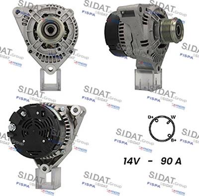 Fispa A12BH0555A2 - Alternator www.molydon.hr