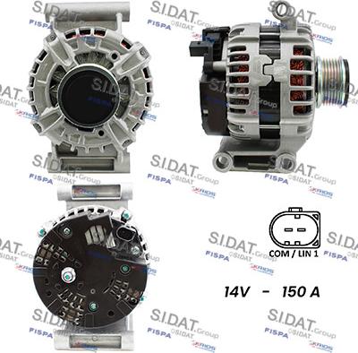 Fispa A12BH0054A2 - Alternator www.molydon.hr