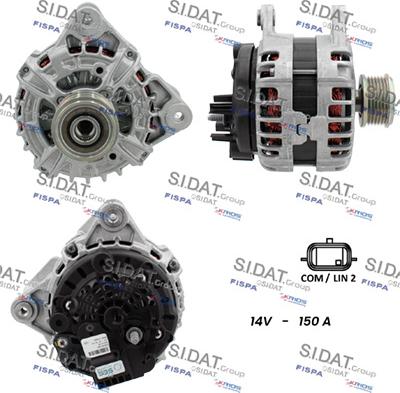 Fispa A12BH0070 - Alternator www.molydon.hr