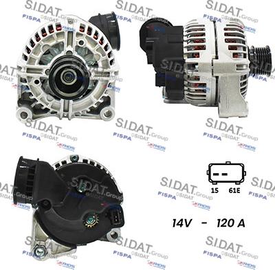 Fispa A12BH0122A2 - Alternator www.molydon.hr