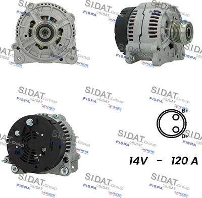 Fispa A12BH0838A2 - Alternator www.molydon.hr