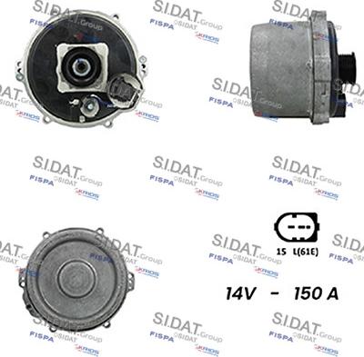 Fispa A12BH0378A2 - Alternator www.molydon.hr