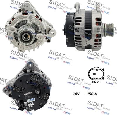 Fispa A12BH0242 - Alternator www.molydon.hr