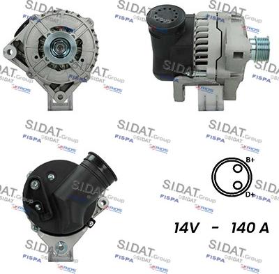 Fispa A12BH0763A2 - Alternator www.molydon.hr