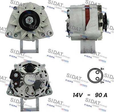 Fispa A12BH0762A2 - Alternator www.molydon.hr