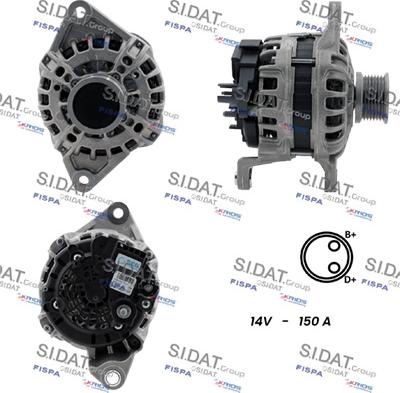 Fispa A12BH1404 - Alternator www.molydon.hr