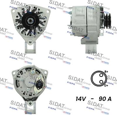 Fispa A12BH1087A2 - Alternator www.molydon.hr