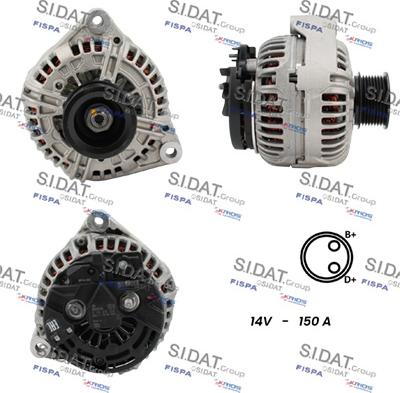 Fispa A12BH1255 - Alternator www.molydon.hr