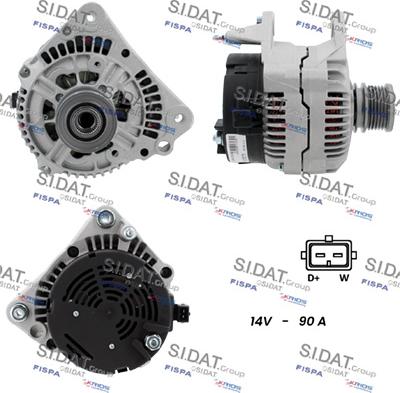 Fispa A12BH1281A2 - Alternator www.molydon.hr