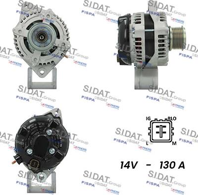 Fispa A12DE0491A2 - Alternator www.molydon.hr