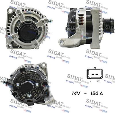 Fispa A12DE0443A2 - Alternator www.molydon.hr