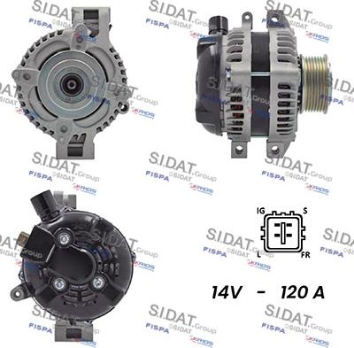 Fispa A12DE0454A2 - Alternator www.molydon.hr