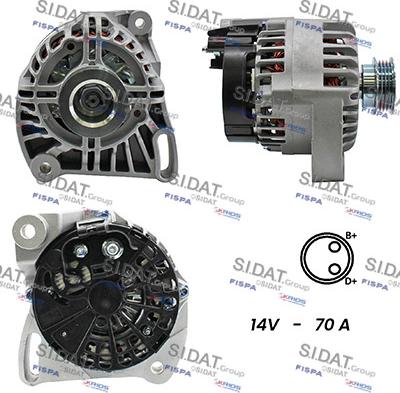 Fispa A12DE0405A2 - Alternator www.molydon.hr