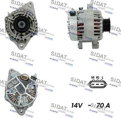 Fispa A12DE0489A2 - Alternator www.molydon.hr