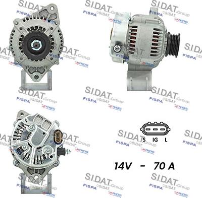 Fispa A12DE0485A2 - Alternator www.molydon.hr