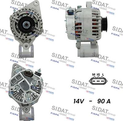 Fispa A12DE0488A2 - Alternator www.molydon.hr