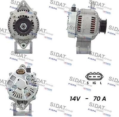 Fispa A12DE0487A2 - Alternator www.molydon.hr