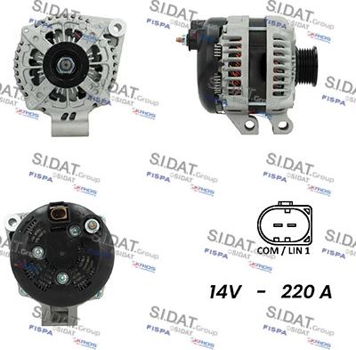 Fispa A12DE0537A2 - Alternator www.molydon.hr