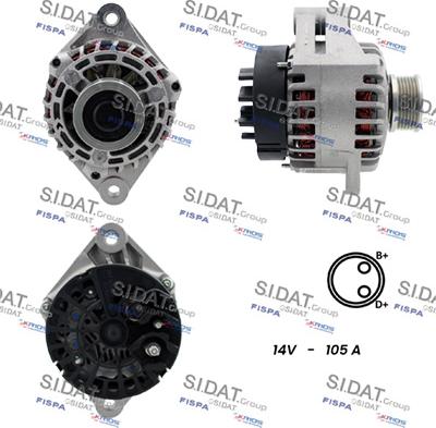 Fispa A12DE0050 - Alternator www.molydon.hr