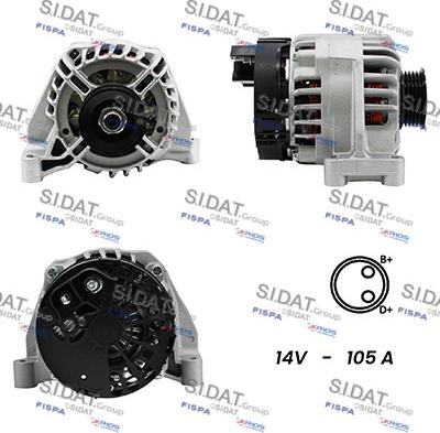 Fispa A12DE0007A2 - Alternator www.molydon.hr