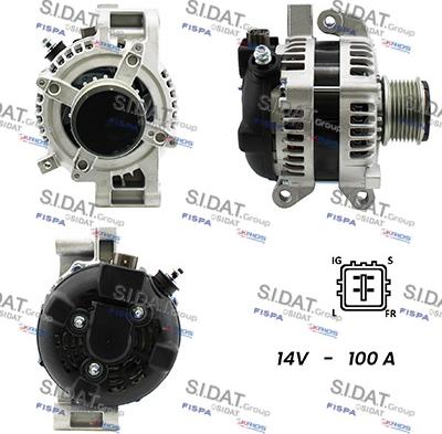 Fispa A12DE0178A2 - Alternator www.molydon.hr