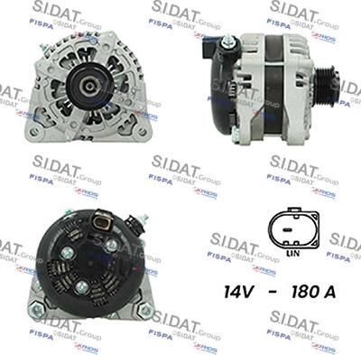 Fispa A12DE0893A2 - Alternator www.molydon.hr