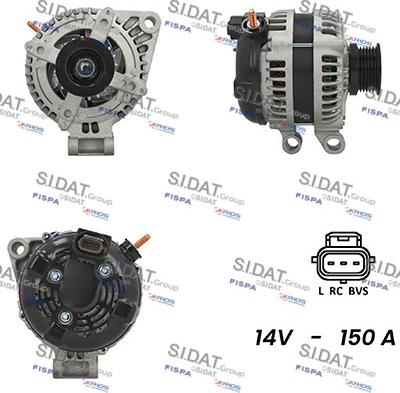 Fispa A12DE0261A2 - Alternator www.molydon.hr