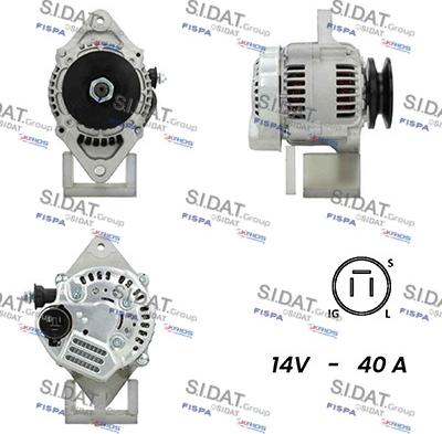 Fispa A12DE0716A2 - Alternator www.molydon.hr