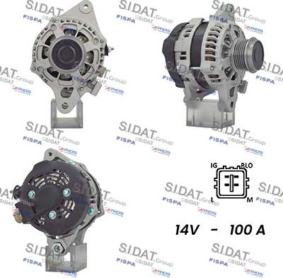 Fispa A12DE0729A2 - Alternator www.molydon.hr