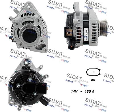 Fispa A12DE1406A2 - Alternator www.molydon.hr