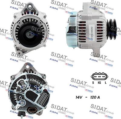 Fispa A12DE1403A2 - Alternator www.molydon.hr