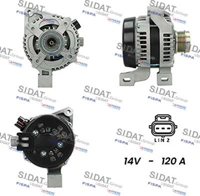 Fispa A12DE1050A2 - Alternator www.molydon.hr