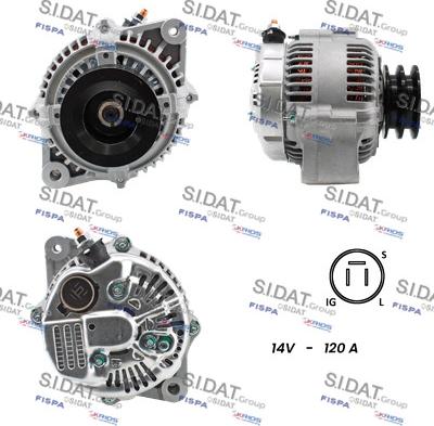 Fispa A12DE1057A2 - Alternator www.molydon.hr