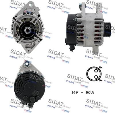 Fispa A12DE1140A2 - Alternator www.molydon.hr