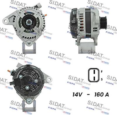 Fispa A12DE1110A2 - Alternator www.molydon.hr