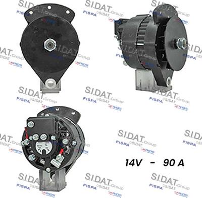 Fispa A12DE1125A2 - Alternator www.molydon.hr