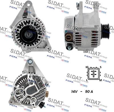 Fispa A12DE1340A2 - Alternator www.molydon.hr