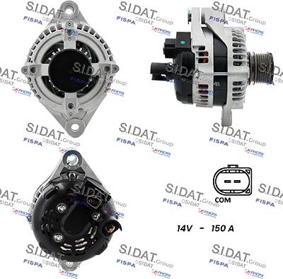 Fispa A12DE1338A2 - Alternator www.molydon.hr