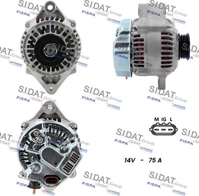 Fispa A12DE1216A2 - Alternator www.molydon.hr