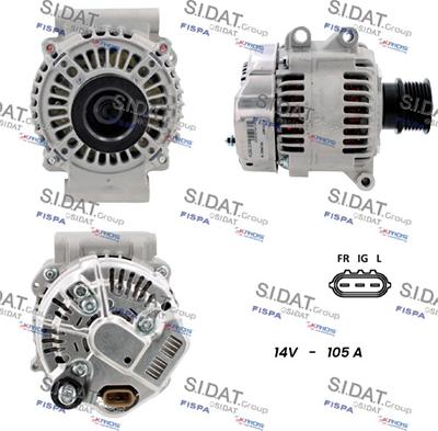 Fispa A12DE1218A2 - Alternator www.molydon.hr