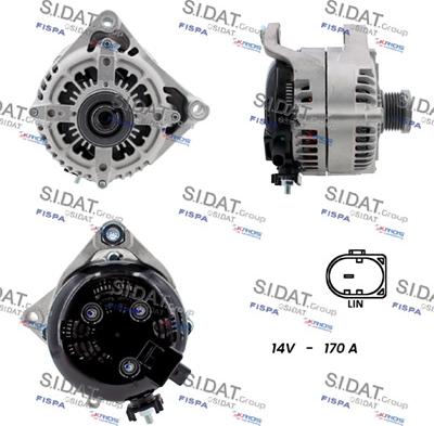 Fispa A12DE1238A2 - Alternator www.molydon.hr