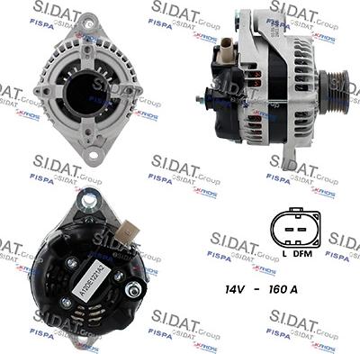 Fispa A12DE1221A2 - Alternator www.molydon.hr